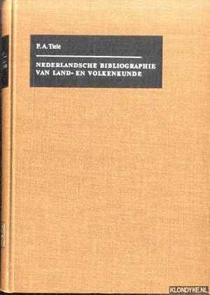 Bild des Verkufers fr Nederlandsche bibliographie van land- en volkenkunde / Dutch Bibliography of Geography and Ethography zum Verkauf von Klondyke