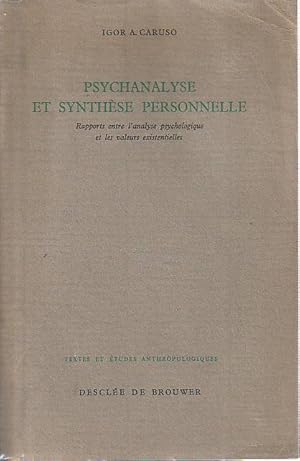 Seller image for Psychanalyse et synthse personnelle, for sale by L'Odeur du Book