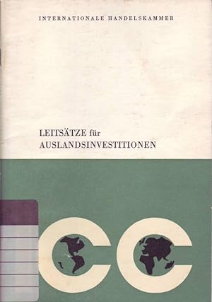 Seller image for Leitstze fr Auslandsinvestitionen for sale by Bcherhandel-im-Netz/Versandantiquariat