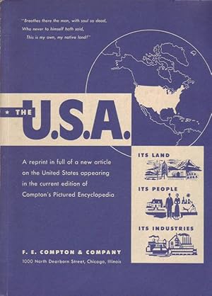 Seller image for The U.S.A. (USA); Its Land Its People Its Industries for sale by Bcherhandel-im-Netz/Versandantiquariat