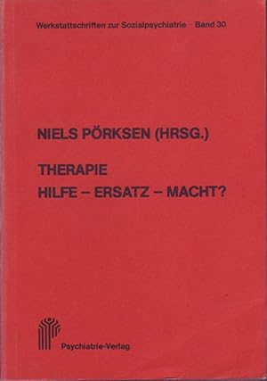 Seller image for Therapie; Hilfe - Ersatz - Macht? for sale by Bcherhandel-im-Netz/Versandantiquariat