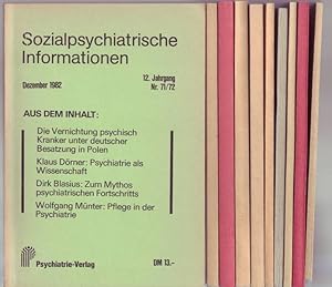 Sozialpsychiatrische Informationen; Insgesamt 10 Hefte.