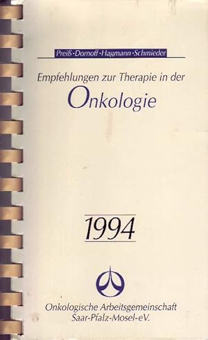 Immagine del venditore per Empfehlungen zur Therapie in der Onkologie; 1994 venduto da Bcherhandel-im-Netz/Versandantiquariat