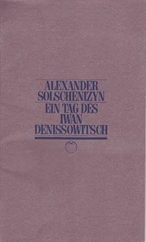 Alexander Solschenizyn; Ein Tag des Iwan Denissowitsch; ACHTUNG: Nur FIBEL zur Jahrhundertedition