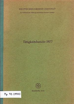 Seller image for Ttigkeitsbericht 1977 for sale by Bcherhandel-im-Netz/Versandantiquariat