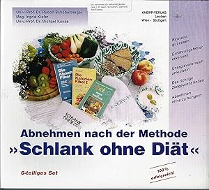 Bild des Verkufers fr Abnehmen mit der Methode "Schlank ohne Dit"; 6-teiliges Set; Im Original Papp-Schuber zum Verkauf von Bcherhandel-im-Netz/Versandantiquariat