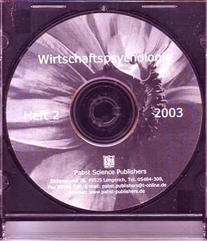 Bild des Verkufers fr CD Wirtschaftspsychologie Heft 2 2003 zum Verkauf von Bcherhandel-im-Netz/Versandantiquariat