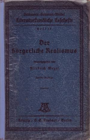 Seller image for Der Brgerliche Realismus; Literaturkundliche Lesehefte Band 15 for sale by Bcherhandel-im-Netz/Versandantiquariat