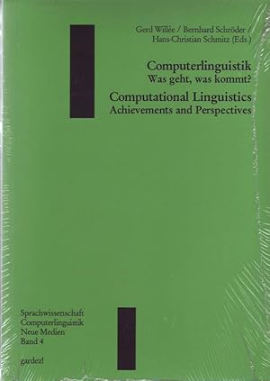 Bild des Verkufers fr Computerlinguistik; Was geht, was kommt? / Computational Linguistics; Achievements and Perspectives zum Verkauf von Bcherhandel-im-Netz/Versandantiquariat