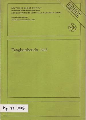 Seller image for Ttigkeitsbericht 1983 for sale by Bcherhandel-im-Netz/Versandantiquariat