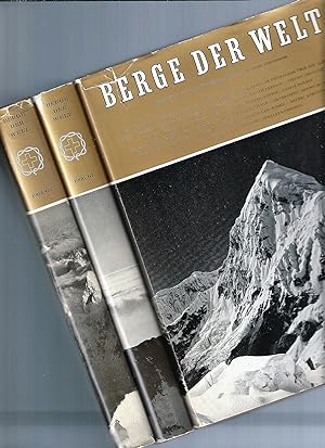Berge der Welt; Das Buch der Forscher und Bergsteiger; Band 14 (1962/63) + Band 15 (1964/65) + Ba...