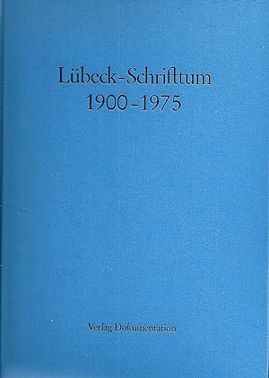 Immagine del venditore per Lbeck - Schrifttum 1900-1975 venduto da Bcherhandel-im-Netz/Versandantiquariat