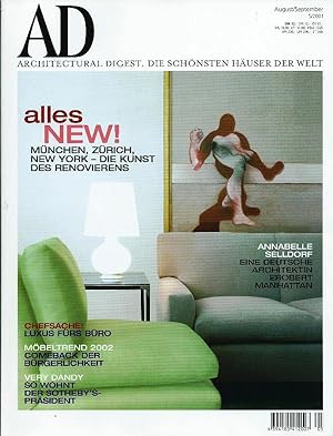 Imagen del vendedor de AD Architectural Digest, die schnsten Huser der Welt; Nr. 27, 05/2001; Die Kunst des Renovierens a la venta por Bcherhandel-im-Netz/Versandantiquariat