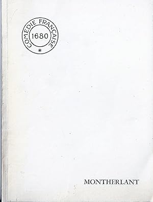 Seller image for Henry de Montherlant; Homme de Thtre; Monographie for sale by Bcherhandel-im-Netz/Versandantiquariat