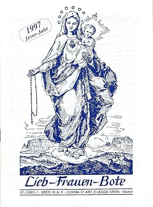 Bild des Verkufers fr Lieb-Frauen-Bote; 47. / 1997 zum Verkauf von Bcherhandel-im-Netz/Versandantiquariat