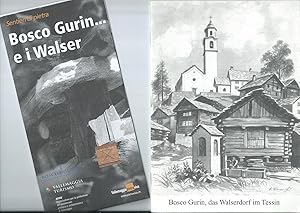 Bild des Verkufers fr Bosco Gurin, das Walserdorf im Tessin; Broschre + Regionales Info-Faltblatt zum Verkauf von Bcherhandel-im-Netz/Versandantiquariat
