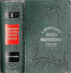 Langenscheidts Taschenwörterbücher Russisch, Teil II (2) Deutsch-Russisch; Taschenwörterbuch der ...