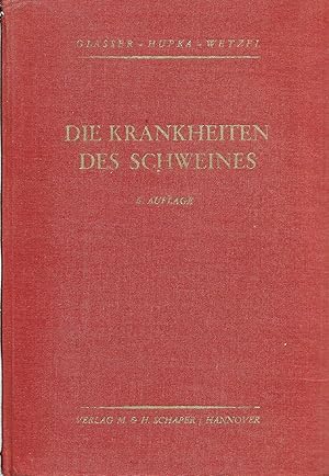 Bild des Verkufers fr Die Krankheiten des Schweines zum Verkauf von Bcherhandel-im-Netz/Versandantiquariat