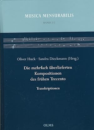 Imagen del vendedor de Die mehrfach berlieferten Kompositionen des frhen Trecento; Anonyme Madrigale und Cacce sowie Kompositionen von Piero, Giovanni da Firenze und Jacopo da Bologna; Band 2 - Transkriptionen a la venta por Bcherhandel-im-Netz/Versandantiquariat