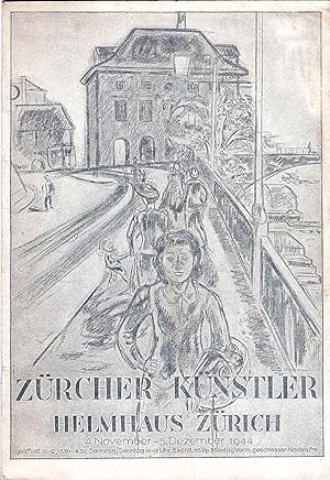 Bild des Verkufers fr Ausstellung Zrcher Knstler im Helmhaus, 4. November 1944 - 5. Dezember 1944; Objekt- und Preisliste zum Verkauf von Bcherhandel-im-Netz/Versandantiquariat