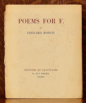 POEMS FOR F.