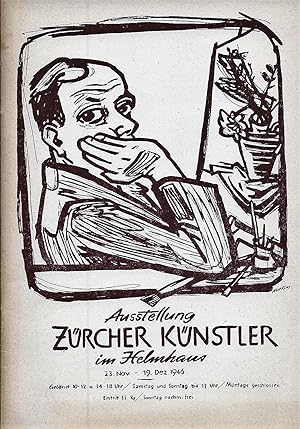 Ausstellung Zürcher Künstler im Helmhaus, 23. November 1946 - 19. Dezember 1946; Objekt- und Prei...