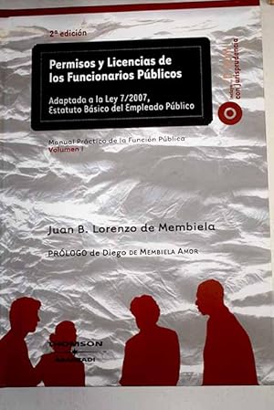 Image du vendeur pour Permisos y licencias de los funcionarios pblicos mis en vente par Alcan Libros