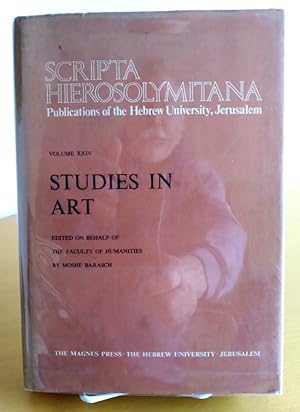 Studies in Art, Volume XXIV, Scripta Hierosolymitana Publications of the Hebrew University, Jerus...