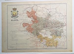 Mapa. Provincia de Álava . Instituto Geográfico y Estadistico.