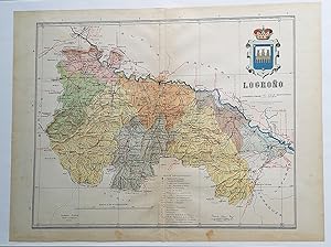 Mapa. Provincia de Logroño . Instituto Geográfico y Estadistico.