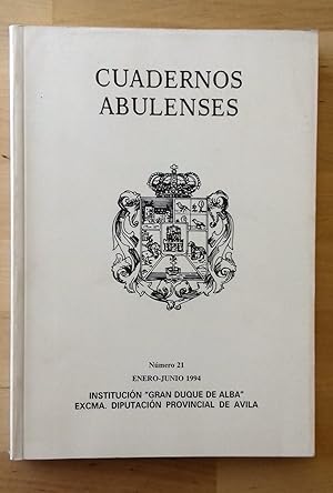 CUADERNOS ABULENSES Nº 21. ENERO-JUNIO 1994