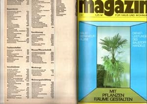 Magazin für Haus und Wohnung. Jahrgang 1981, Heft 1-12 komplett.