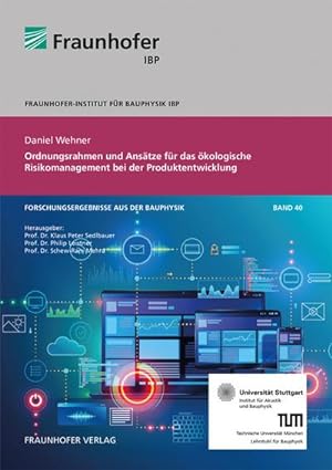 Seller image for Ordnungsrahmen und Anstze fr das kologische Risikomanagement bei der Produktentwicklung. for sale by AHA-BUCH GmbH