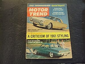 Motor Trend Dec 1960 Thunderbird; Bonneville Speed Runs