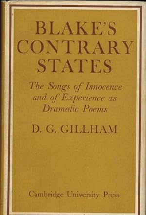 Blake's Contrary States: The 'Songs of Innocence and of Experience' as Dramatic Poems