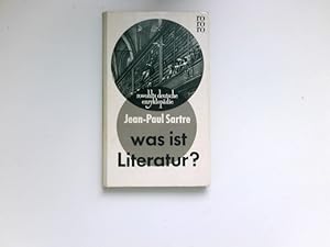 Bild des Verkufers fr Was ist Literatur : Ein Essay. Jean-Paul Sartre. [Aus d. Franz. bertr. von Hans Georg Brenner] / rowohlts deutsche enzyklopdie ; 65 zum Verkauf von Antiquariat Buchhandel Daniel Viertel