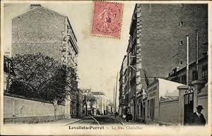 Ansichtskarte / Postkarte Levallois Perret Hauts de Seine, La Rue Chevallier