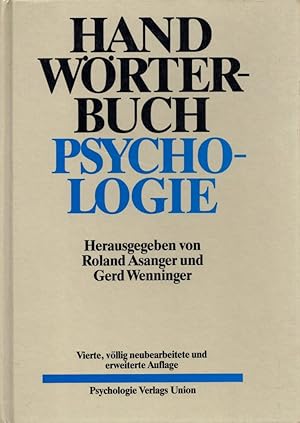 Handwörterbuch der Psychologie.