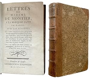 Bild des Verkufers fr Lettres de Madame du Montier, a la Marquise de *** sa fille, avec les reponses zum Verkauf von Ken Spelman Books Ltd (ABA, ILAB, PBFA).