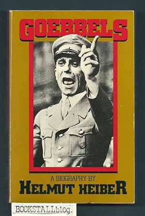 Bild des Verkufers fr Goebbels : A Biography zum Verkauf von BOOKSTALLblog
