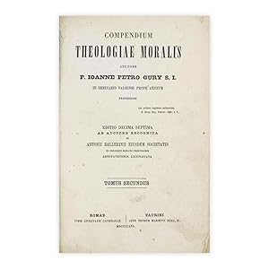 Compendium theologiae moralis - Tome secundus