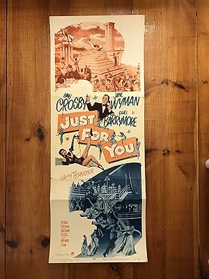 Seller image for Just For You Insert 1952 Bing Crosby, Jane Wyman for sale by AcornBooksNH