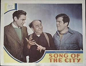 Bild des Verkufers fr Song of the City Lot of 6 Lobby Cards 1937 Margaret Lindsay, Dean Jagger zum Verkauf von AcornBooksNH