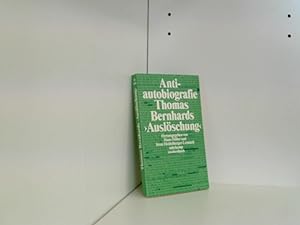 Bild des Verkufers fr Antiautobiografie: Zu Thomas Bernhards Auslschung (suhrkamp taschenbuch) zum Verkauf von Book Broker