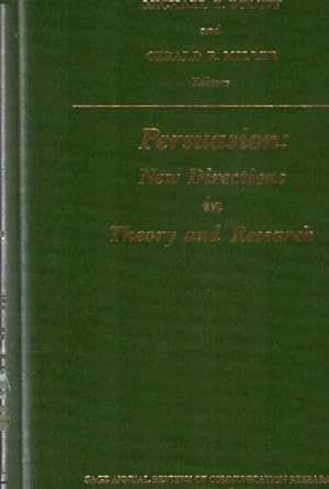 Bild des Verkufers fr Persuasion: New Directions in Theory and Research (SAGE Series in Communication Research) zum Verkauf von AMAHOFF- Bookstores