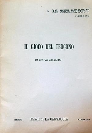 Bild des Verkufers fr Il gioco del teocono zum Verkauf von Librodifaccia