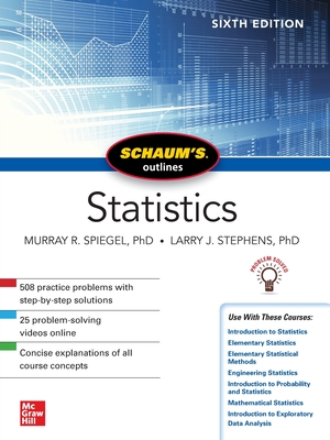 Image du vendeur pour Schaum's Outline of Statistics (Paperback or Softback) mis en vente par BargainBookStores