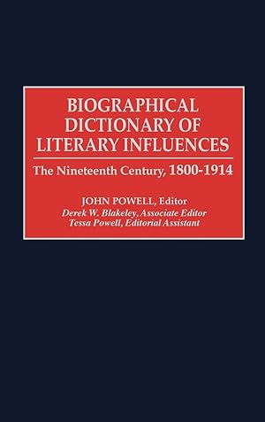 Seller image for Biographical Dictionary of Literary Influences for sale by moluna