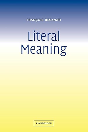 Seller image for Literal Meaning for sale by moluna