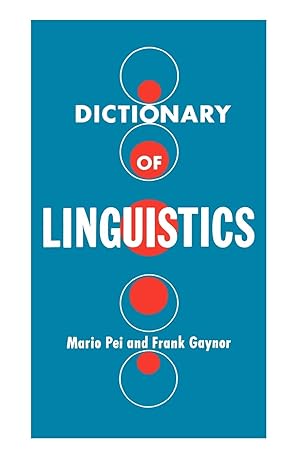 Seller image for Dictionary of Linguistics for sale by moluna